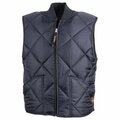 Game Workwear The Finest Diamond Quilt Vest, Navy, Size Large 1222-V